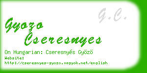 gyozo cseresnyes business card