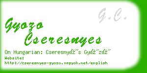 gyozo cseresnyes business card